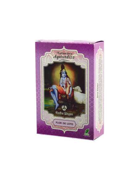 Flores de Loto tratamiento capilar natural 100g Radhe Shyam Flores de Loto tratamiento capilar natural 100g Radhe Shyam